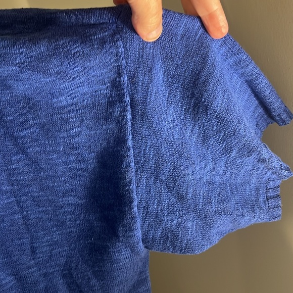 Eileen Fisher line and cotton short sleeve sweater L - Picture 3 of 6